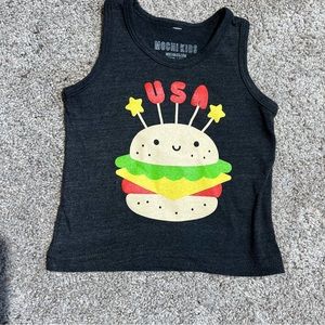Mochi Kids Burger Tank Top